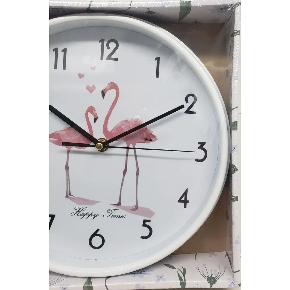Round Plastic Wall Clock, (app.10
